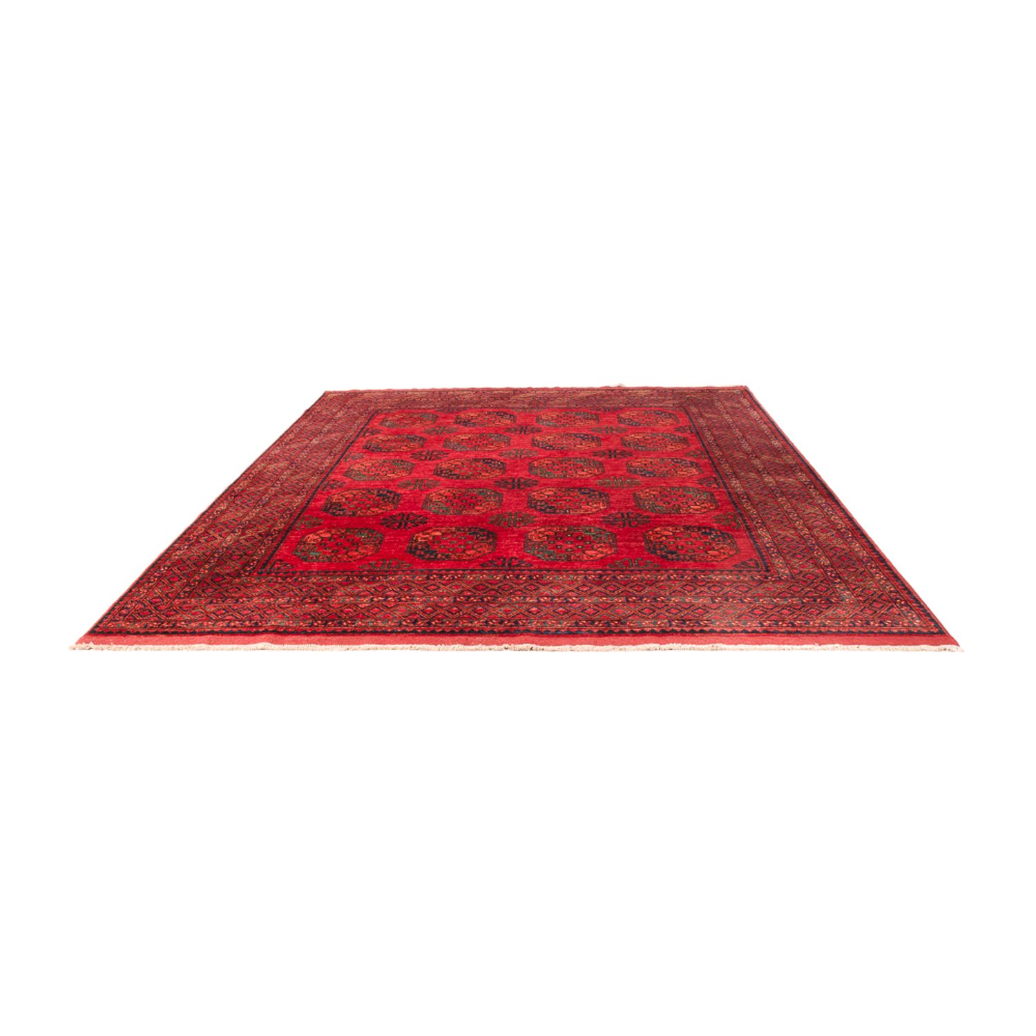 Afghan Rug - 298 x 257 cm - red