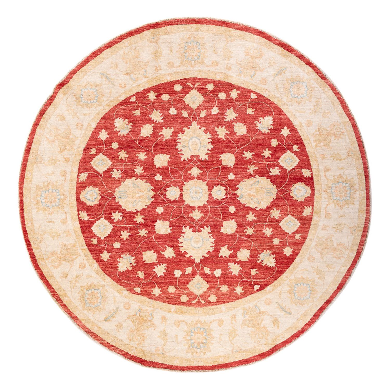 Ziegler Rug round  - 201 x 200 cm - red