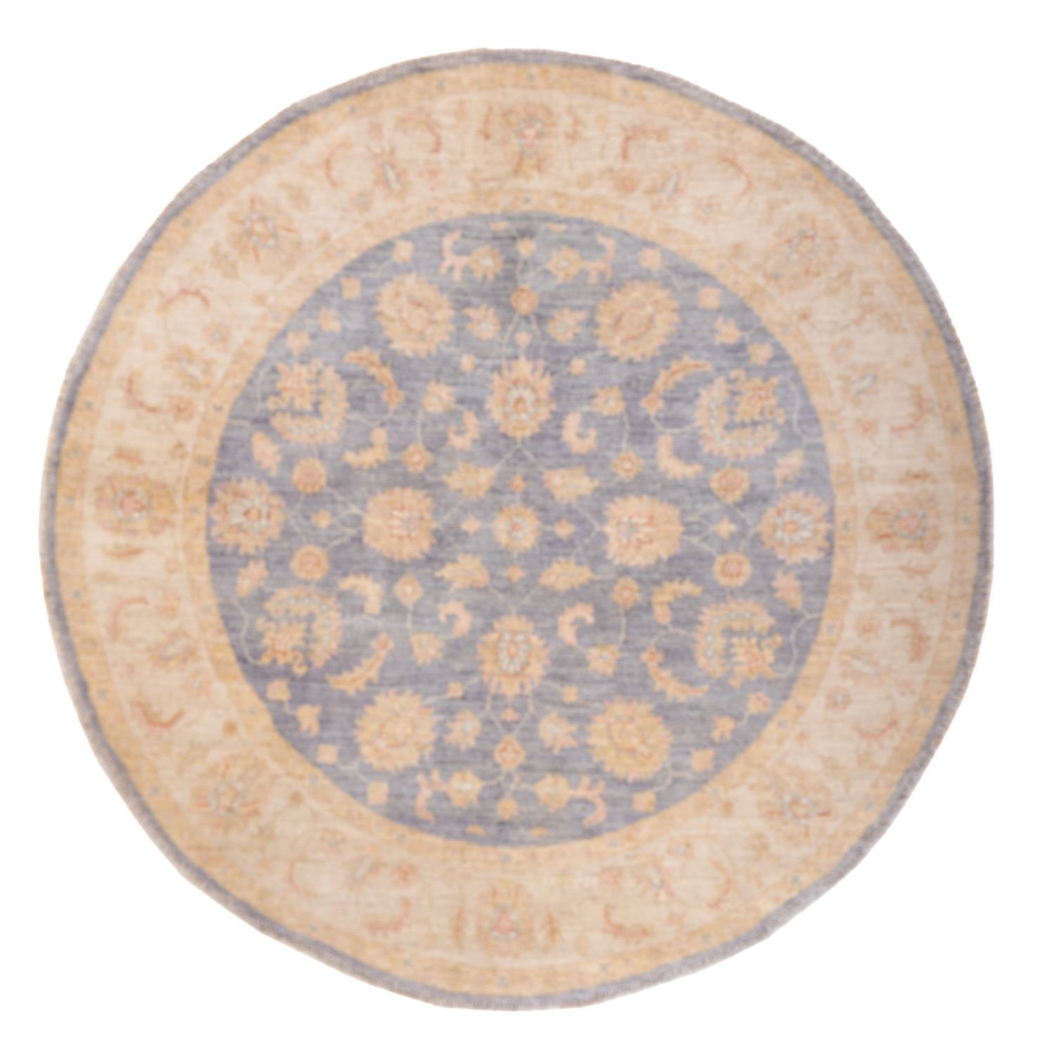 Ziegler Rug round  - 146 x 146 cm - sea blue