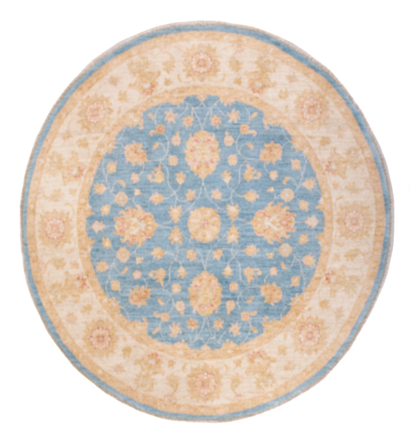 Ziegler Rug round  - 150 x 150 cm - blue