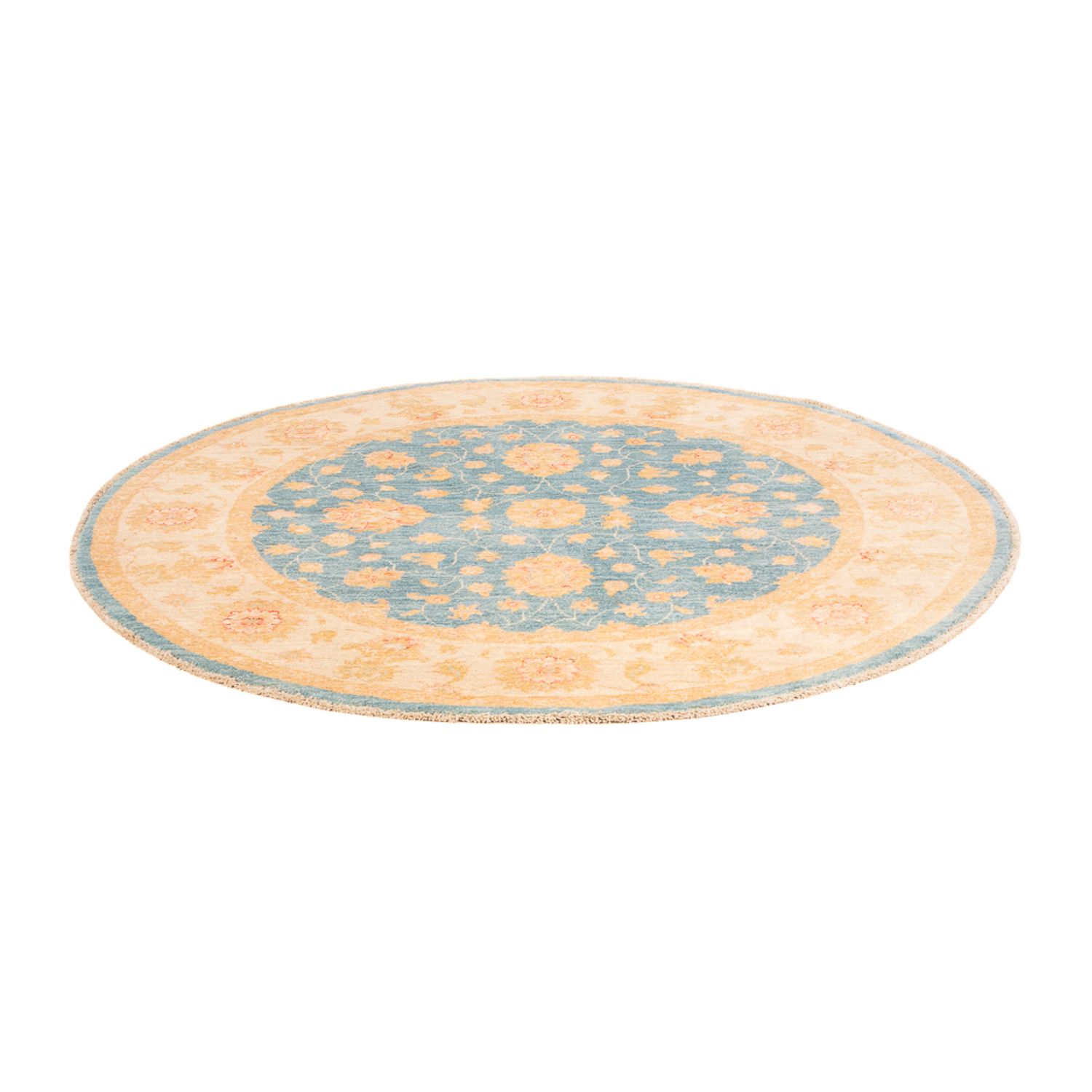 Ziegler Rug round  - 150 x 150 cm - blue