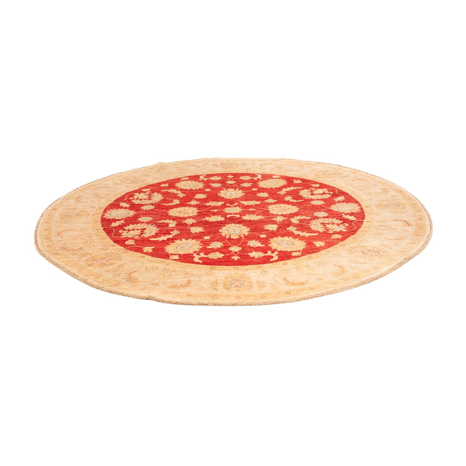 Ziegler Rug round  - 204 x 199 cm - red