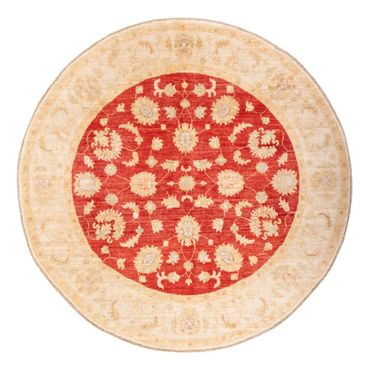 Ziegler Rug round  - 204 x 199 cm - red