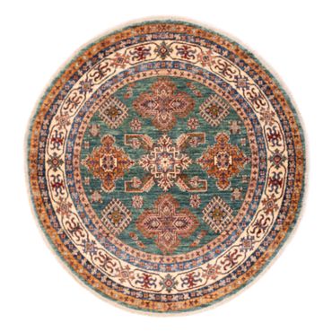 Ziegler Rug - Kazak round  - 151 x 147 cm - green