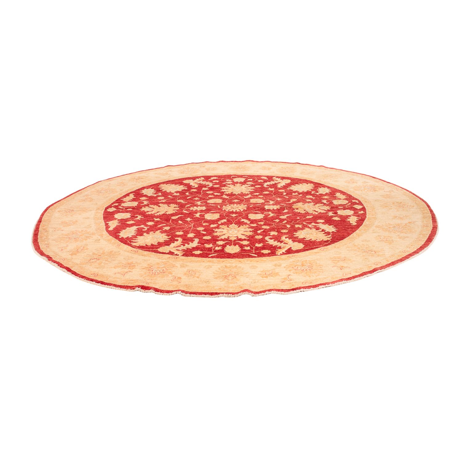 Ziegler Rug round  - 252 x 250 cm - red