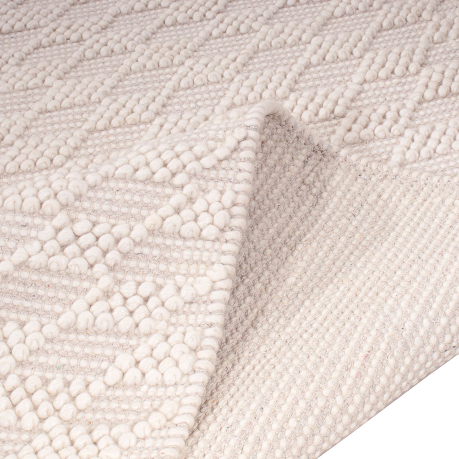 Wool Rug - Soft Snowdrift - rectangle