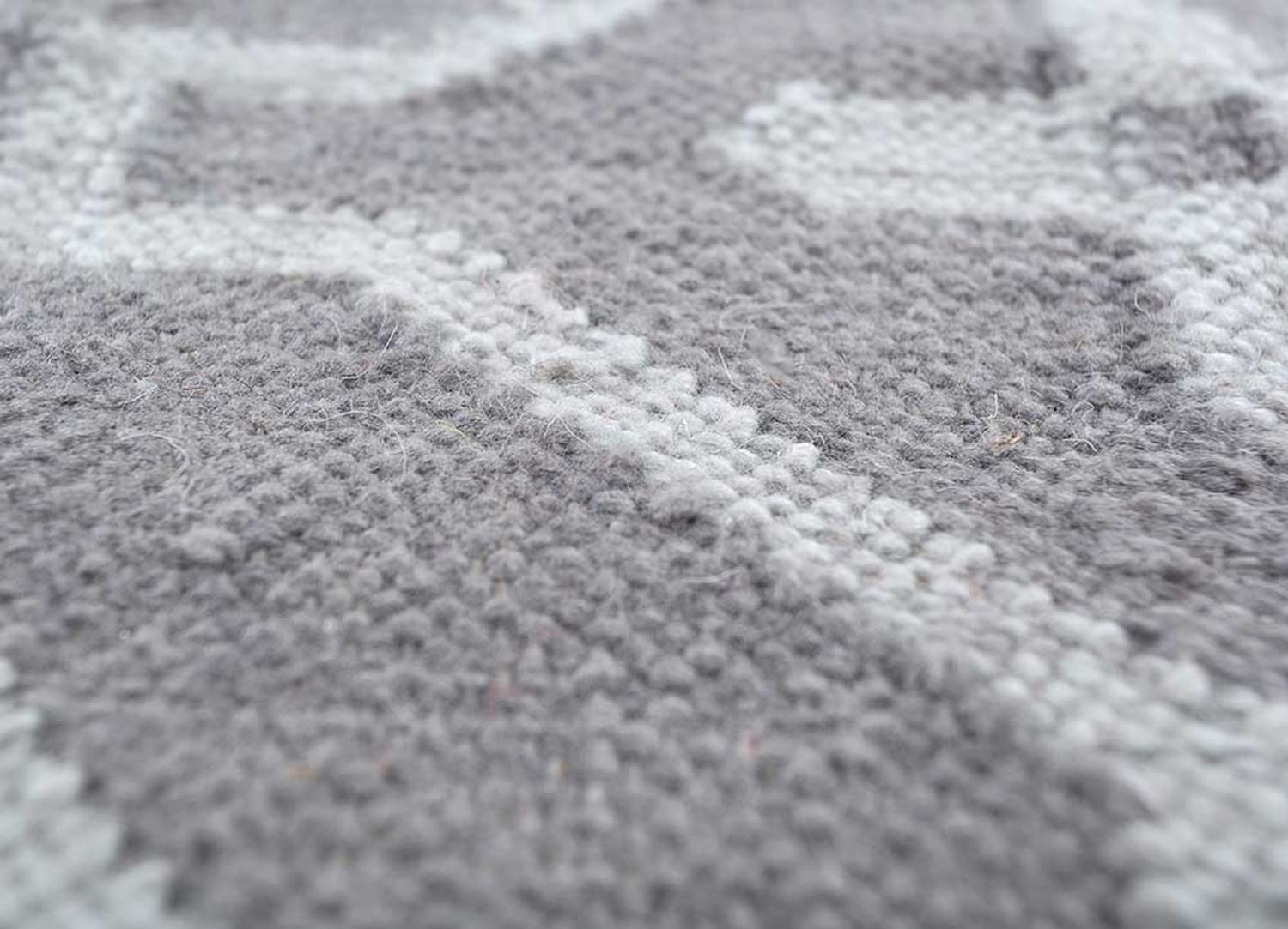 Wool Rug - 300 x 210 cm - light grey