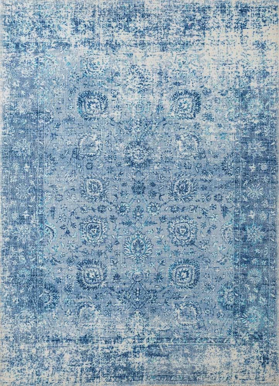 Wool Rug - 240 x 150 cm - blue