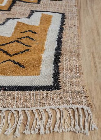 Sisal Rug - 210 x 165 cm - dark beige