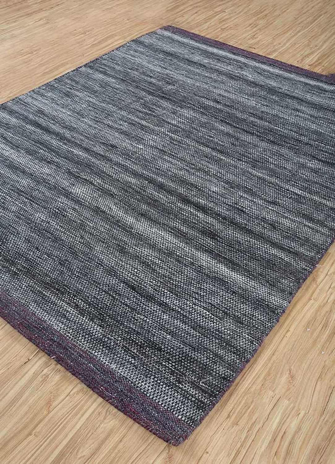 Wool Rug - 210 x 165 cm - grey