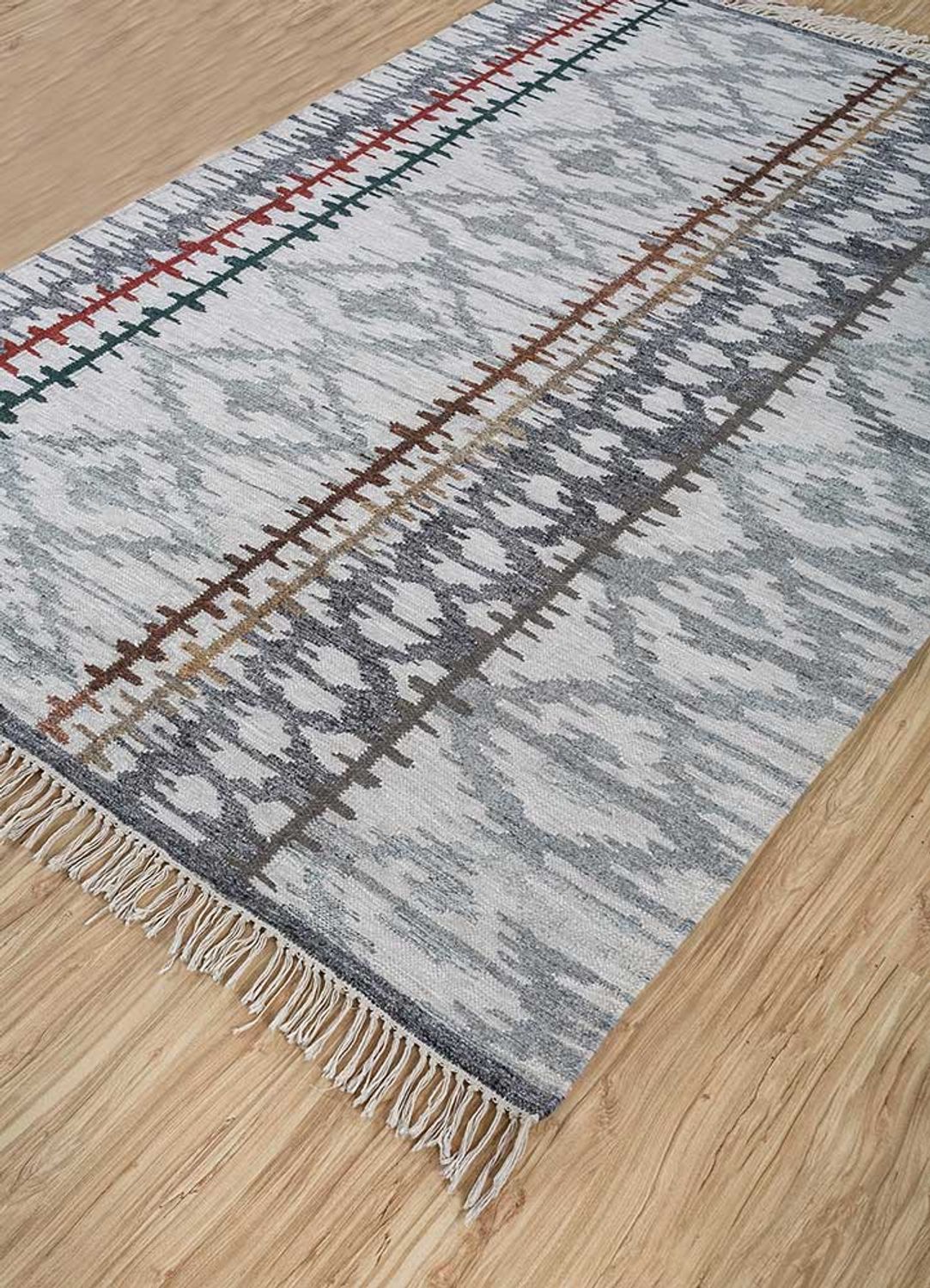 Wool Rug - 225 x 150 cm - grey