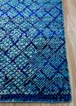 Wool Rug - 300 x 240 cm - light blue