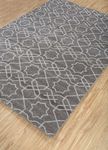 Wool Rug - 210 x 150 cm - grey