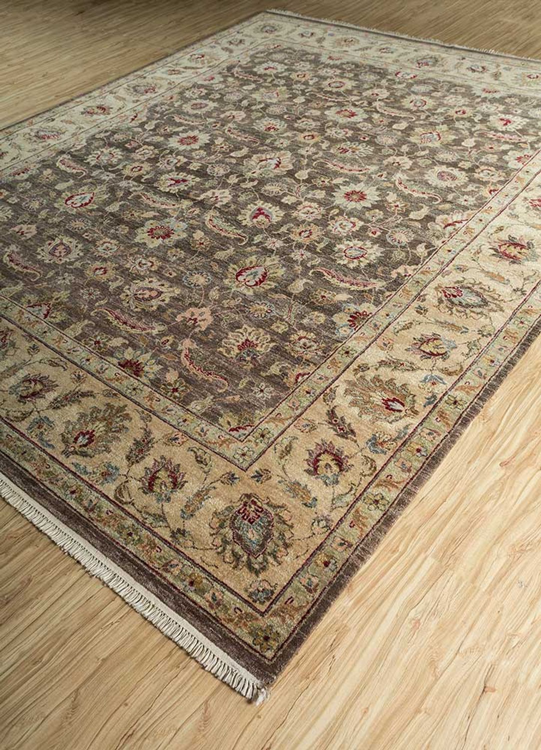 Wool Rug - 300 x 240 cm - dark beige