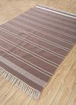 Wool Rug - 225 x 150 cm - dark camel