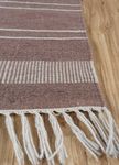 Wool Rug - 225 x 150 cm - dark camel