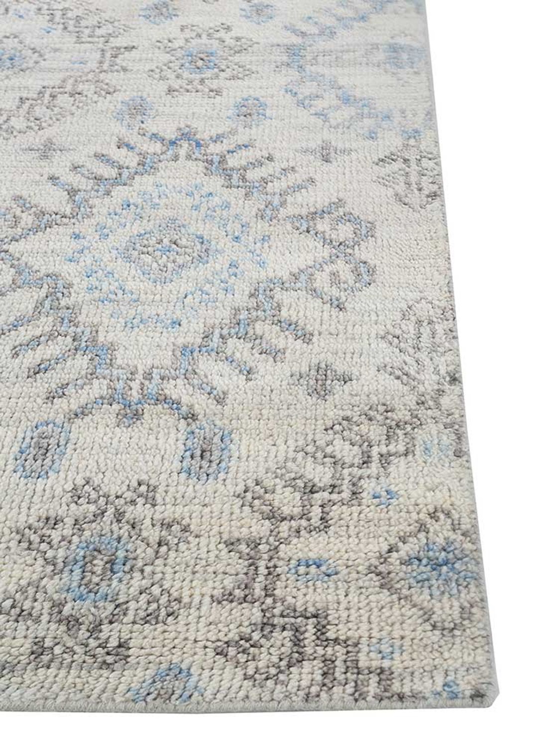 Wool Rug - 225 x 165 cm - light blue