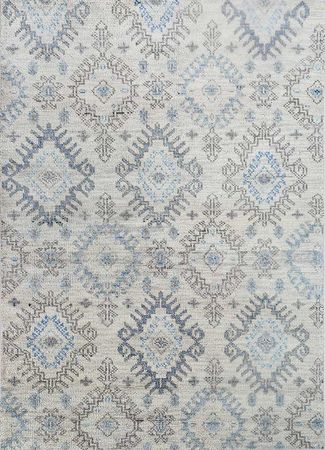 Wool Rug - 225 x 165 cm - light blue