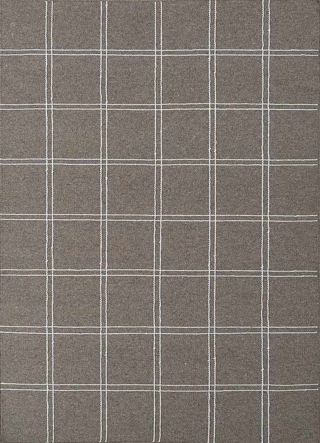 Wool Rug - 225 x 165 cm - grey