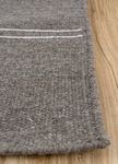 Wool Rug - 225 x 165 cm - grey