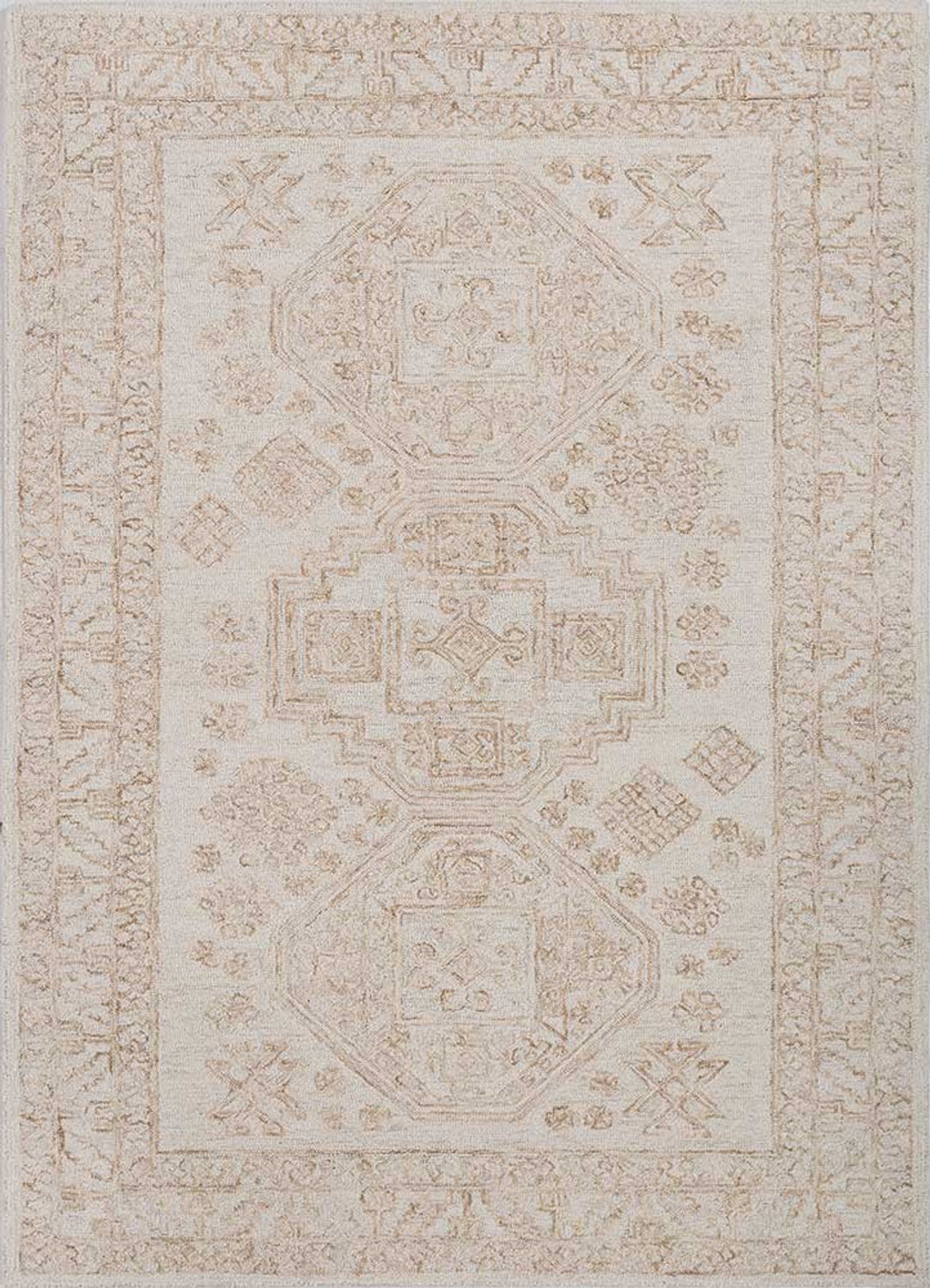 Wool Rug - 240 x 150 cm - cream