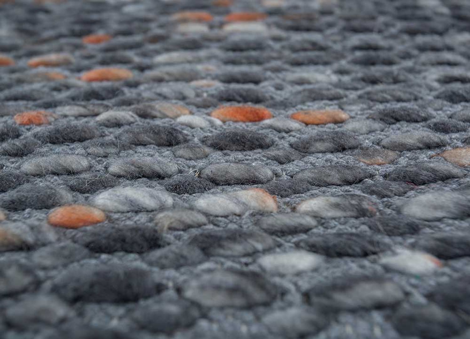 Wool Rug - 240 x 150 cm - grey