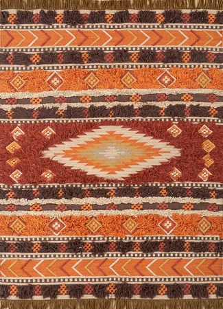 Wool Rug - 240 x 150 cm - orange