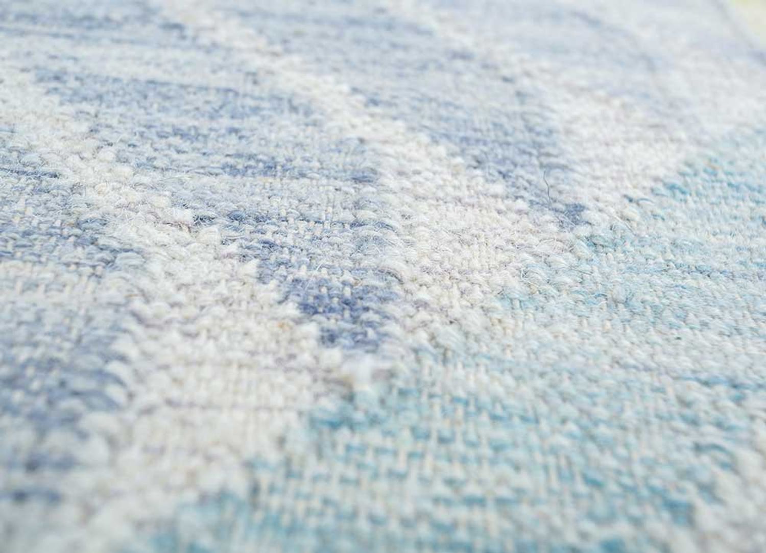 Wool Rug - 300 x 240 cm - light blue