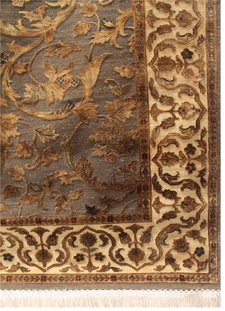 Wool Rug - 90 x 60 cm - dark beige