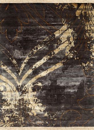 Wool Rug - 270 x 180 cm - dark brown