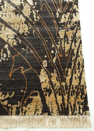 Wool Rug - 270 x 180 cm - dark brown