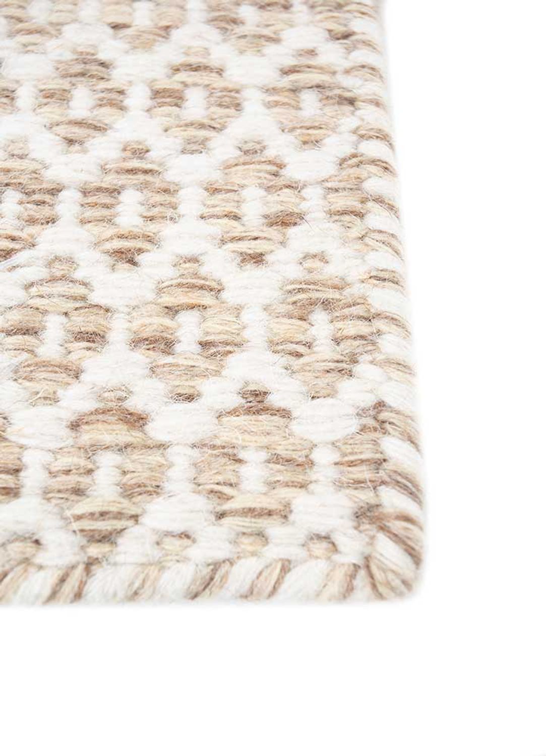 Wool Rug - 180 x 120 cm - light grey