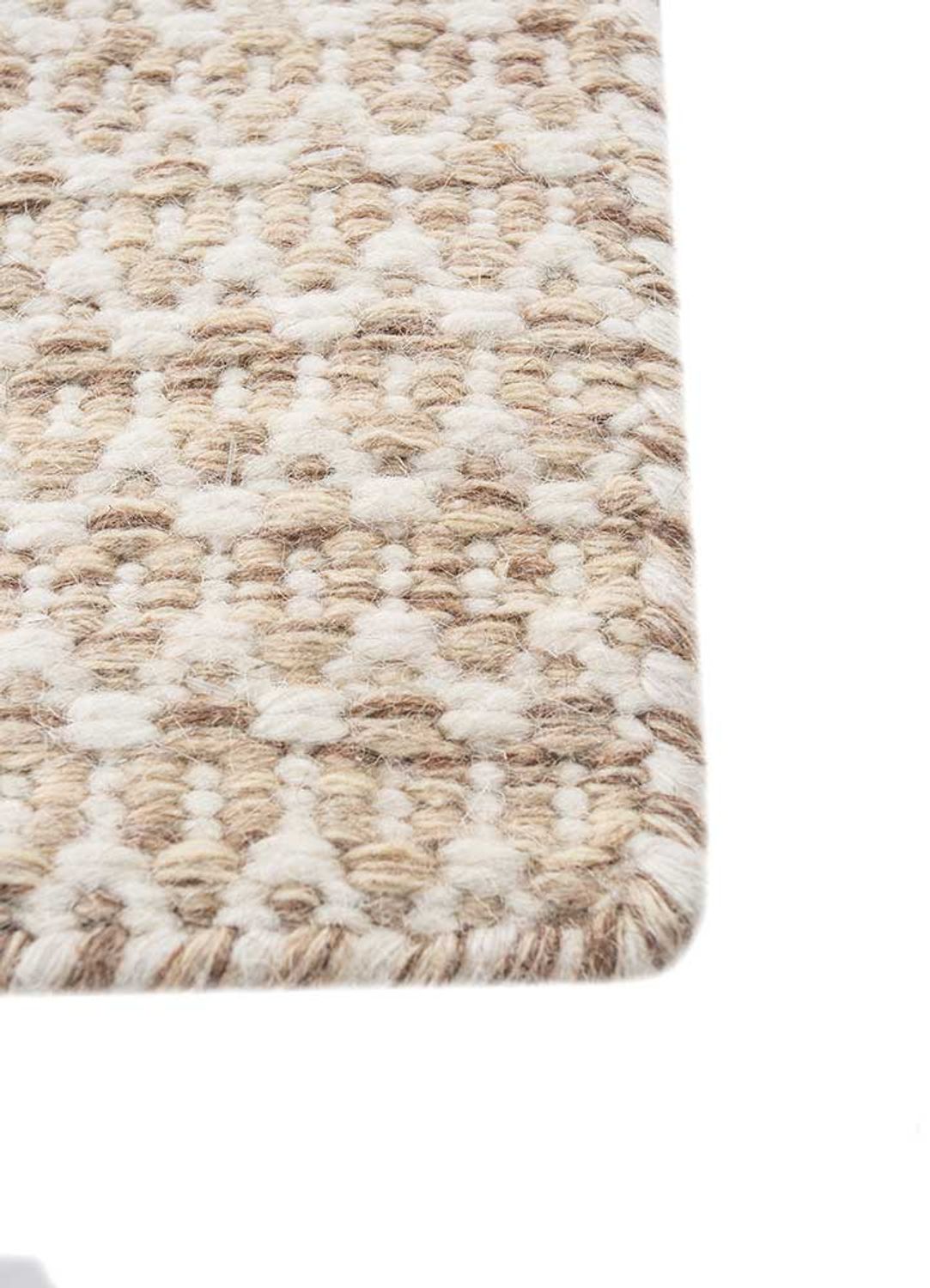 Wool Rug - 180 x 120 cm - light grey