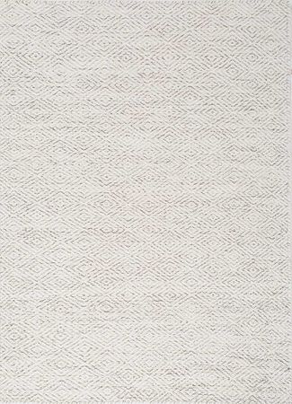 Wool Rug - 180 x 120 cm - light grey