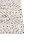 Wool Rug - 180 x 120 cm - light grey