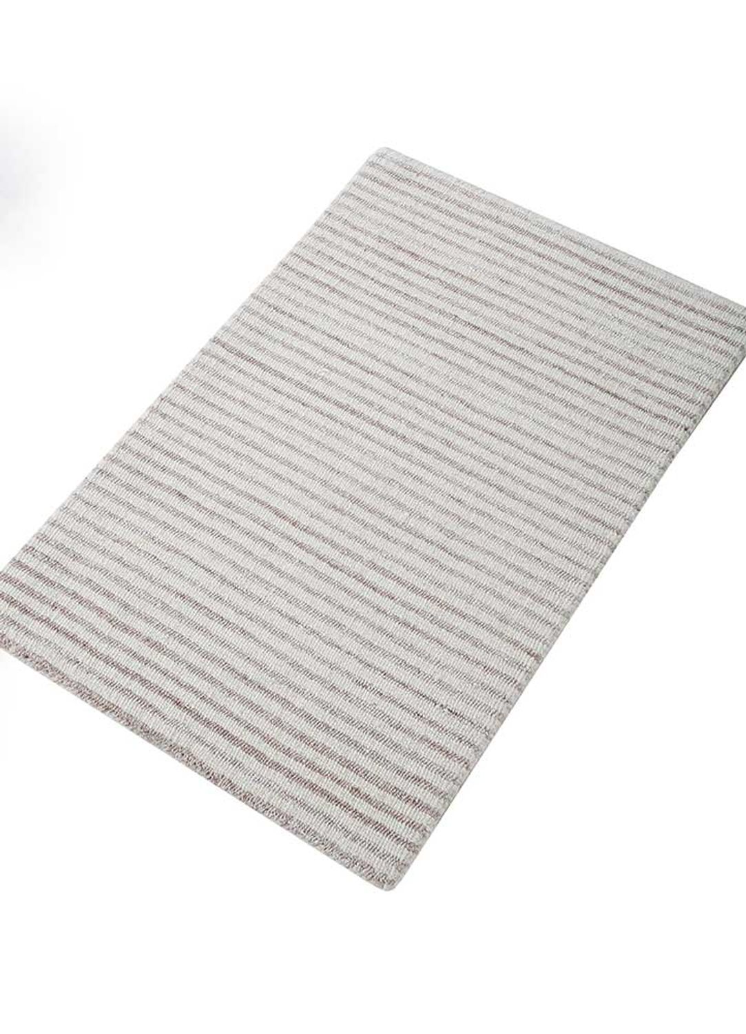 Wool Rug - 90 x 60 cm - light grey