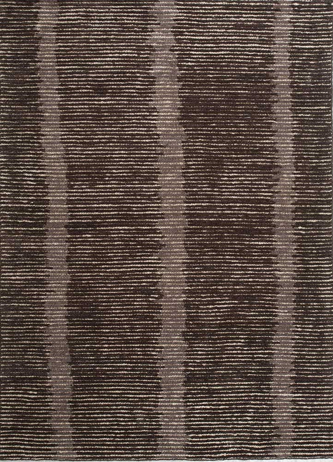 Wool Rug - 255 x 150 cm - dark brown