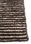 Wool Rug - 255 x 150 cm - dark brown