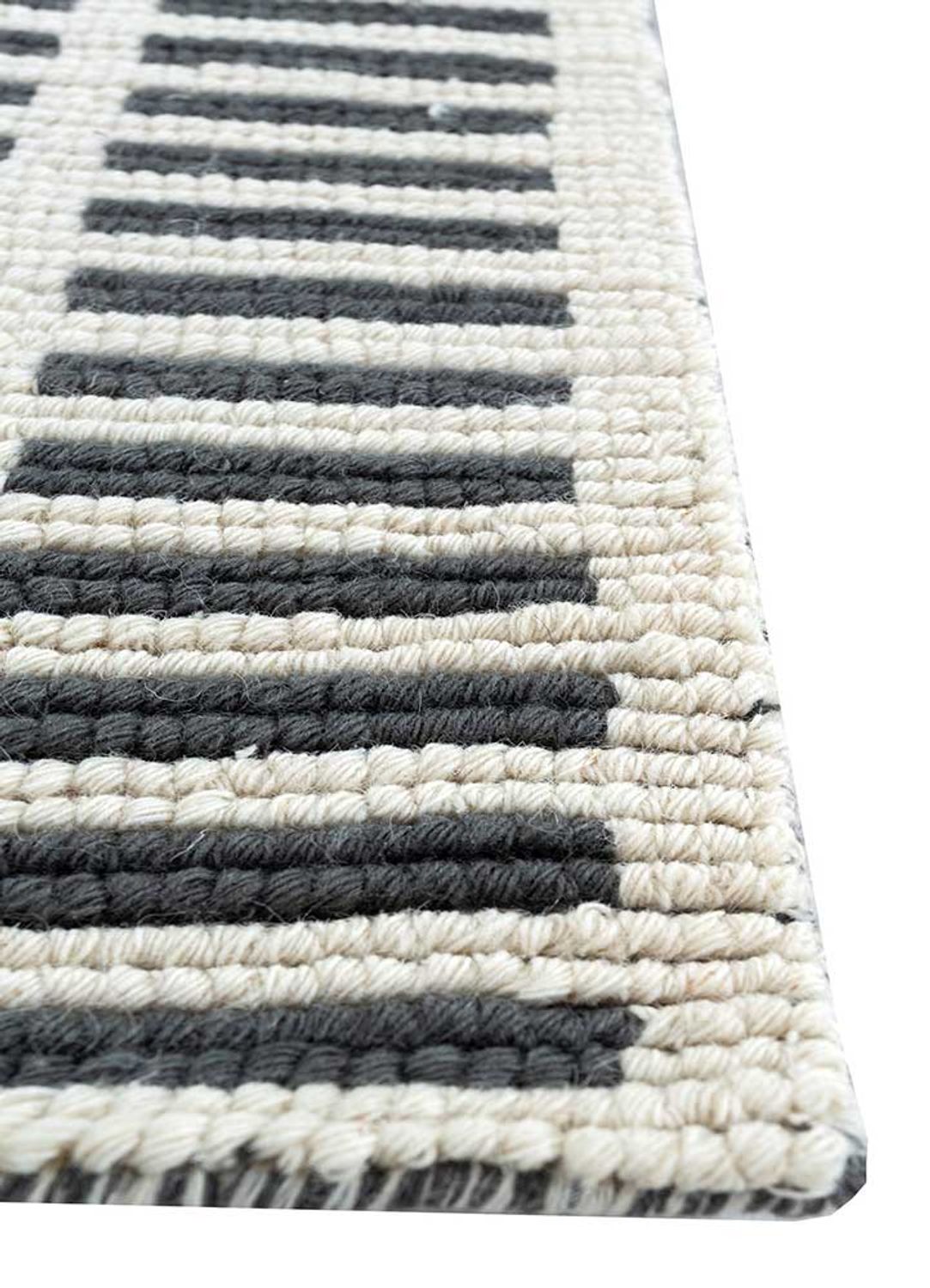 Wool Rug - 180 x 120 cm - grey