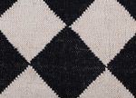 Wool Rug - 280 x 182 cm - black and white