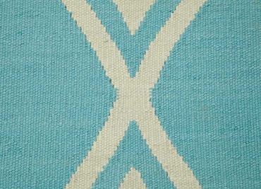 Wool Rug - 240 x 150 cm - turquoise