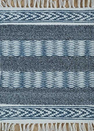 Rug - 90 x 60 cm - blue