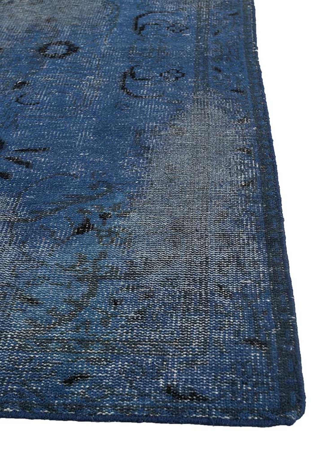 Wool Rug - 180 x 120 cm - blue