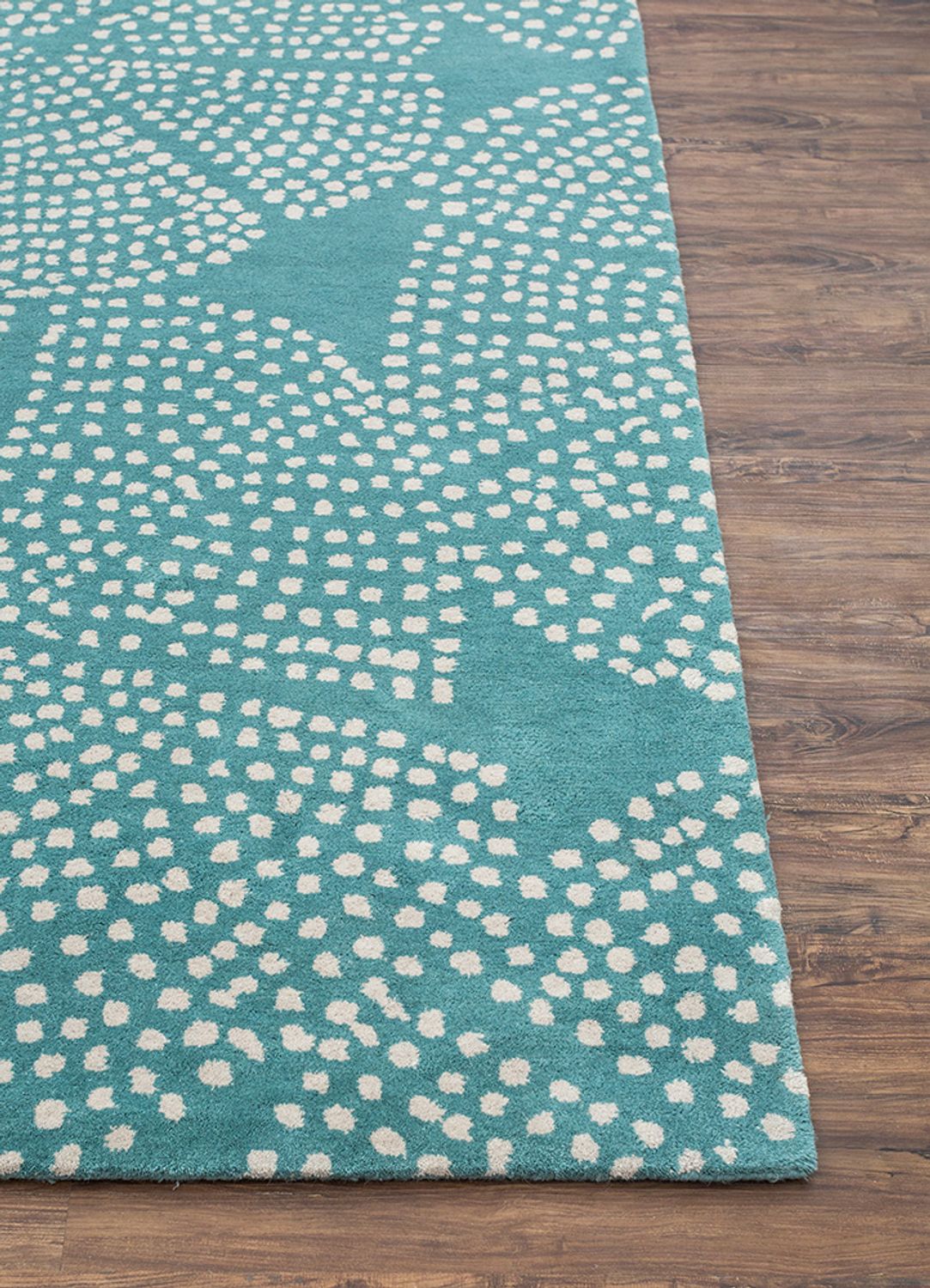 Wool Rug - 300 x 240 cm - turquoise