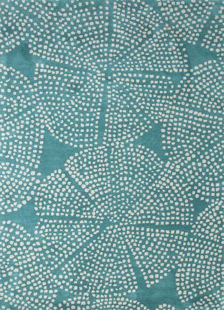 Wool Rug - 300 x 240 cm - turquoise