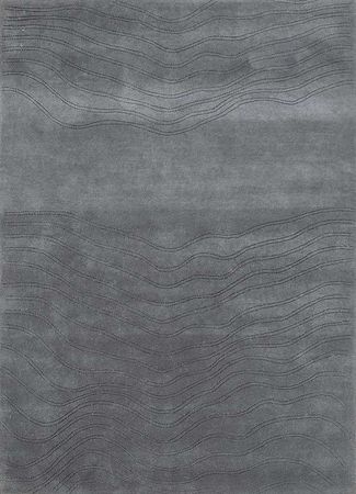 Wool Rug - 195 x 135 cm - grey