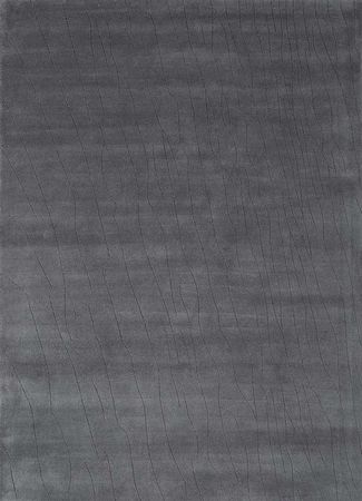 Wool Rug - 233 x 165 cm - dark grey