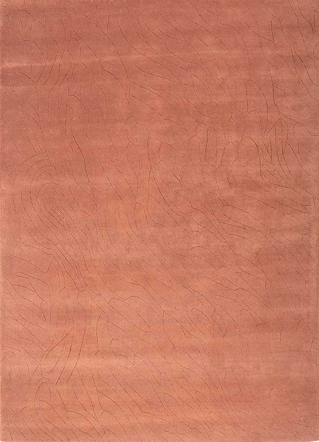 Wool Rug - 233 x 165 cm - orange