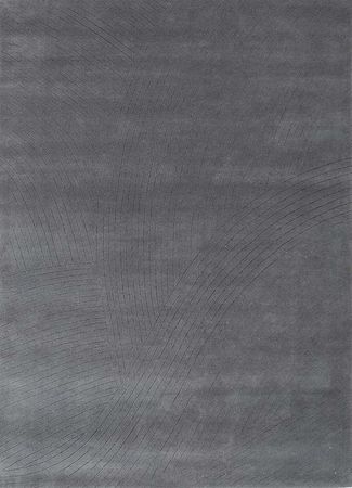 Wool Rug - 233 x 165 cm - dark grey