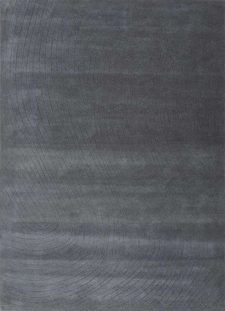 Wool Rug - 233 x 165 cm - dark grey